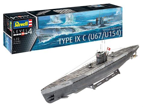 U-Boat Type IIB 1943 German Submarine WWII (Plastic Model Kit) 1/144 ...