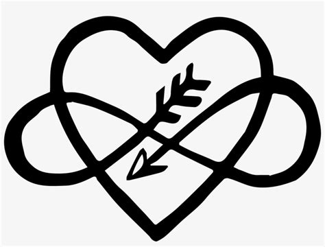 Heart Infinity Symbol - Heart With Infinity Png Transparent PNG ...