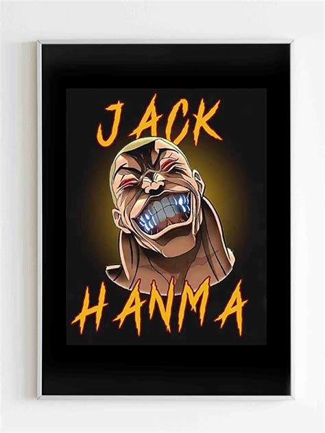 Jack Hanma Evil Smile Baki Hanma Baki The Grappler Poster