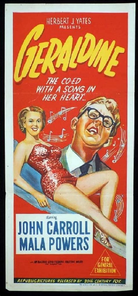 Geraldine (1954) - Posters — The Movie Database (TMDB)