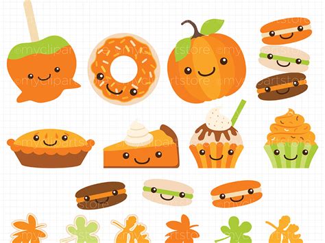 Clipart Fall Pumpkin Spice by Linda Murray on Dribbble