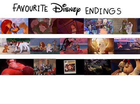 Favourite Disney Endings by JustSomePainter11 on DeviantArt