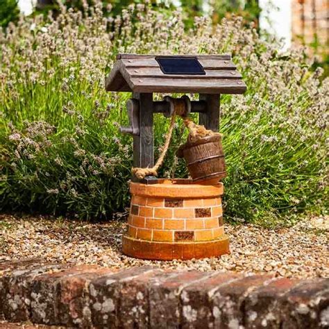 WISHING WELL FOUNTAIN - Solar Powered - Busy Bee Garden Centre