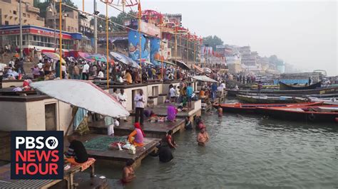 India's effort to clean up sacred but polluted Ganga River - YouTube