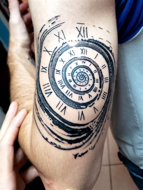 Share 61+ spiral clock tattoo super hot - in.cdgdbentre