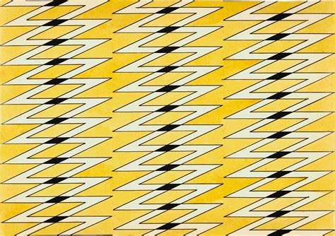 Varvara Stepanova - Textile Design in Yellow and Black, 1924 | Trivium Art History