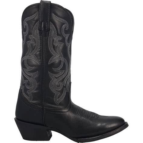 Laredo Womens Maddie Cowboy Boots Leather Black – The Western Company