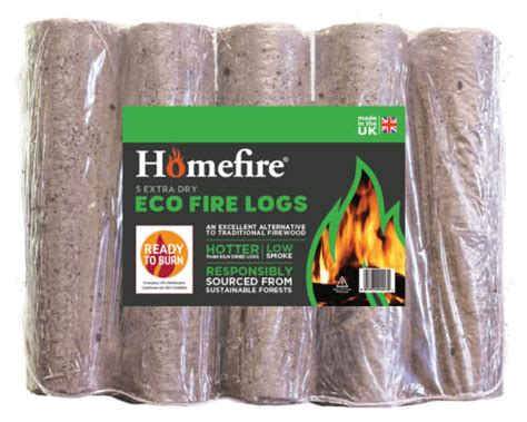 Homefire Eco Logs - Pack of 5 | Wickes.co.uk