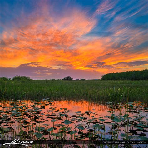 Arthur R. Marshall Loxahatchee National Wildlife Refuge Sunset | HDR Photography by Captain Kimo