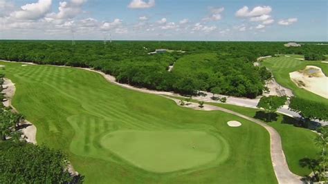 Aerial View of a Golf Stock Footage Video (100% Royalty-free ...