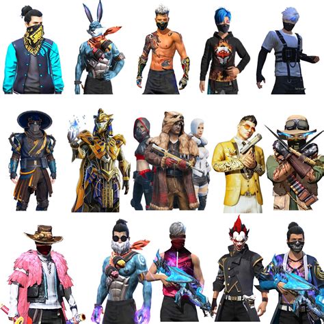 Garena Free Fire Characters Bundle PNG, SVG, Free Clipart - Etsy