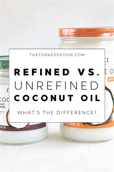 Refined vs. Unrefined Coconut Oil: What’s the Difference? - The Forked ...