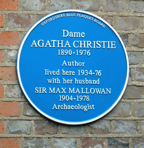 Agatha Christie plaque at her home in Wallingford, Oxfordshire, England ..♔.. | Agatha christie ...