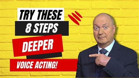 How to Voice Act a Deep Voice - 8 Steps to Deeper Voice Acting - YouTube