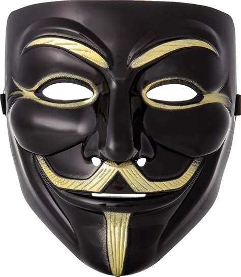 ANONYMOUS HACKER V FOR VENDETTA GUY FAWKES FANCY DRESS HALLOWEEN FACE MASK Masks & Eye Masks