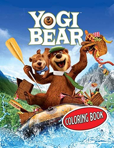 Yogi Bear Coloring Book: 50+ GIANT Great Pages with Premium Quality ...