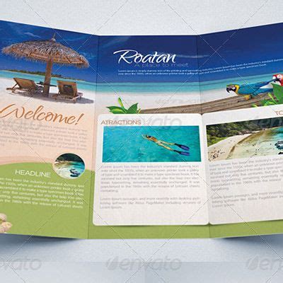 7 Great Travel Brochure Examples and Design Samples | Template, Tempat