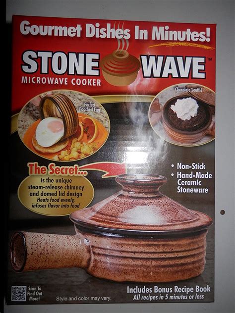 4-Telebrand Stone Wave (Microwave Cooker) As seen on TV Gourmet Dishes ...