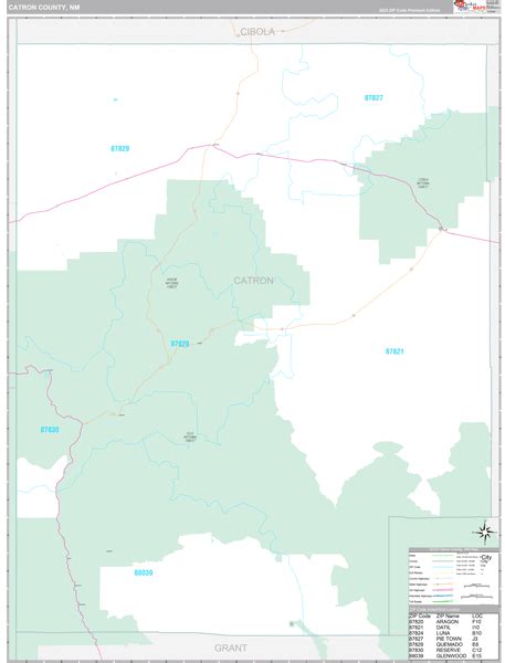 Catron County, NM Maps