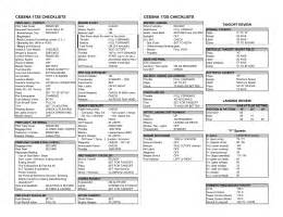 C-182 In-flight Checklist