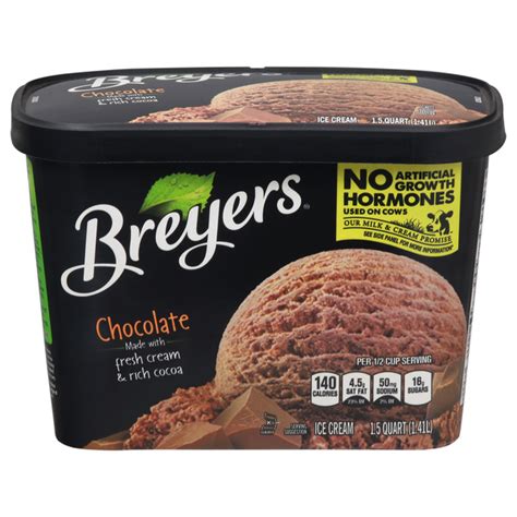 Nutrition Breyers Chocolate Ice Cream - Nutrition Ftempo