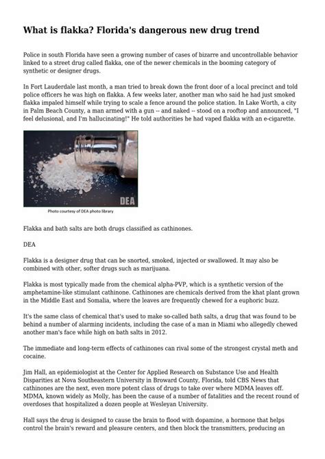 (PDF) What is flakka? Florida's dangerous new drug trend - DOKUMEN.TIPS