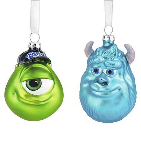 Disney 2ct Monsters Inc. Ornament Set | Ornament set, Disney ornaments, Polar bear ornaments