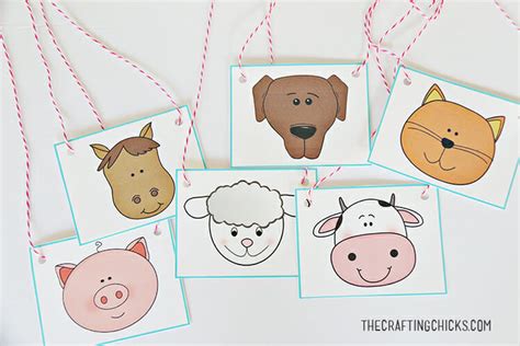 Farm Animal Family Game - The Crafting Chicks