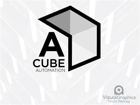 "A Cube" logo by Pierluigi_Visual Graphics on Dribbble