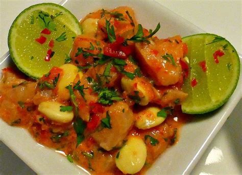 Peruvian Ceviche with Rocoto Sauce