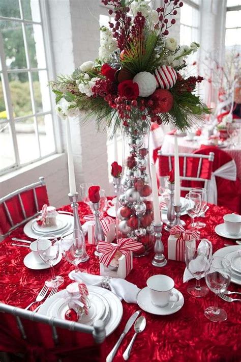 Christmas centerpieces – festive table decoration ideas with flowers