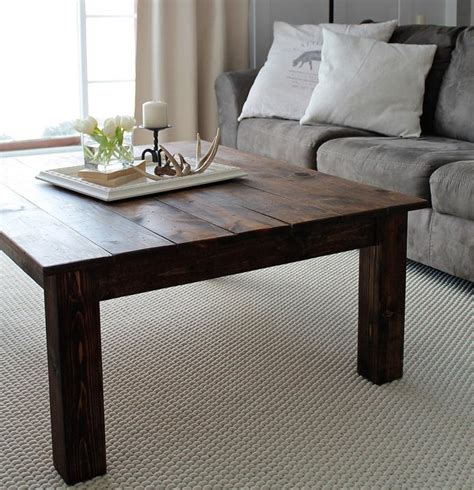 DIY Farmhouse Coffee Table | DIYIdeaCenter.com