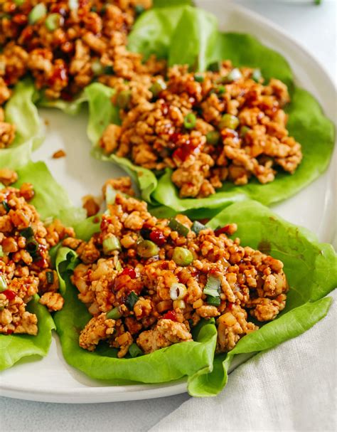 Asian Turkey Lettuce Wraps - Eat Yourself Skinny