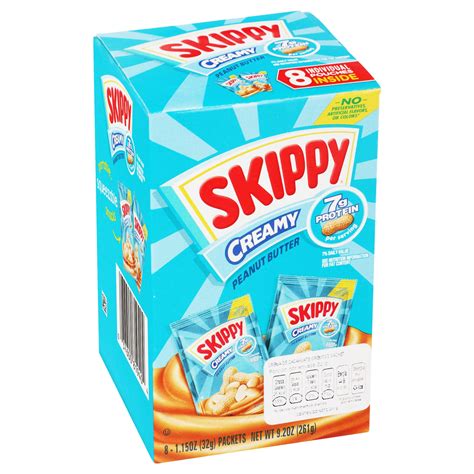 Skippy Creamy Individual Squeeze Pack 8/ - Walmart.com