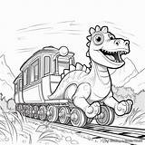 Dinosaur Train Coloring Page sketch template