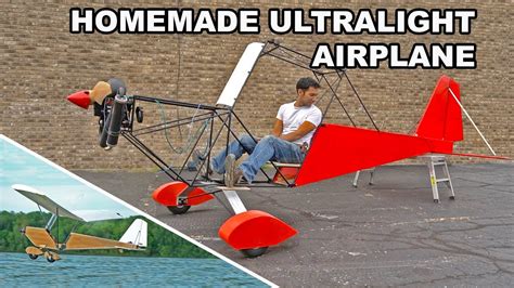 Homemade Ultralight Airplane MK4 - pt1 - YouTube