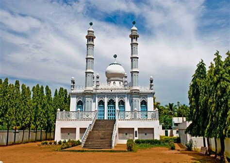 Historic Nawab Chanda Sahib mosque inside the Vellore Fort, Tamil Nadu