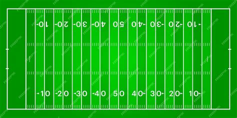 Premium Vector | American football field