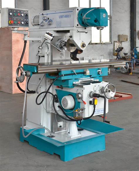 Um1460 Manual Swivel Head Horizontal-vertical Knee Type Milling Machine ...