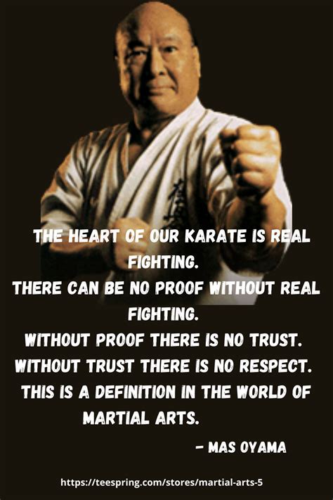 Mas Oyama Quote - Check Out the " Martial Arts shirts | CLICK this Pin in 2021 | Martial arts ...