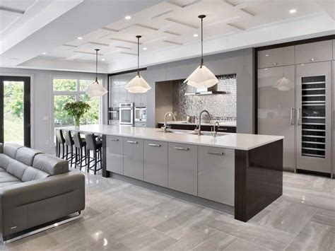 Designers are taking ceiling treatments to new heights | Modern kitchen design, Contemporary ...