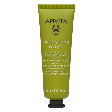 Apivita Olive Face Scrub Tube