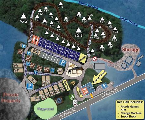 Campground Map | Blue Mountain Campground