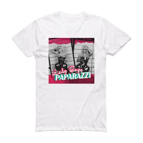 Lady Gaga Paparazzi 1 Album Cover T-Shirt White – ALBUM COVER T-SHIRTS