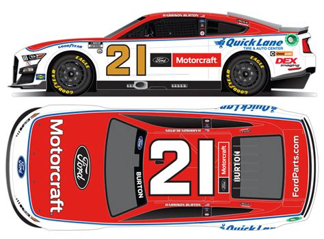 2023 Harrison Burton #21 Motorcraft NASCAR 1/24 Diecast