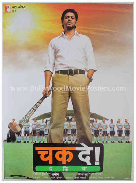 Shahrukh Khan poster of Chak De India movie! Original Bollywood posters!