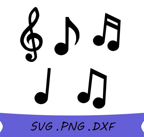 Music Notes SVG, Music Notes SVG Bundle, Music Notes PNG, Music Notes Clipart, Music Symbols Svg ...