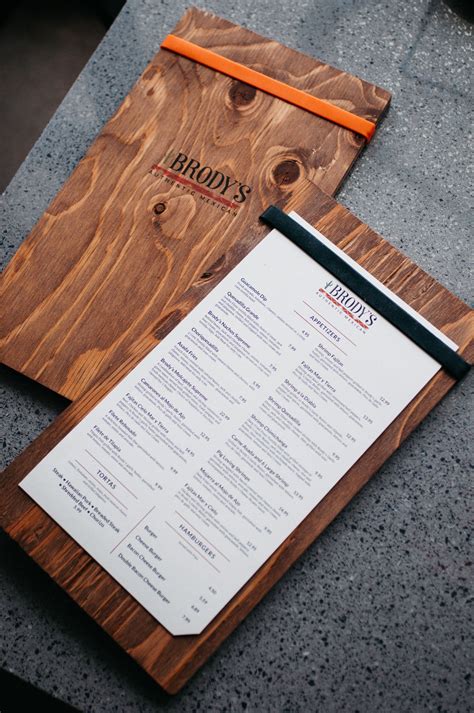 Rustic Menu Design | Ideias para restaurantes, Decoração de bar, Decoração de restaurante