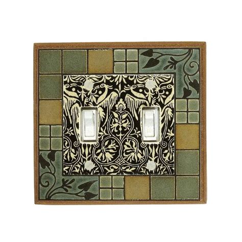 Arts & Crafts Ceramic Tile Switchplate | Switch plates, Craftsman decor ...