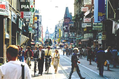 Photo of Busy Street by Photo Stock Source - street, Amsterdam, The Netherlands, europe,holland ...